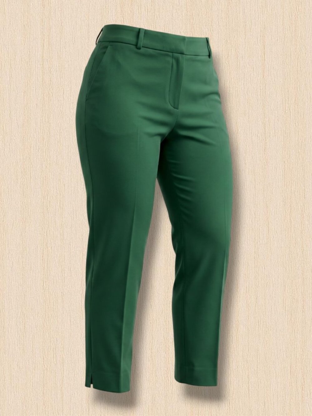 NWT Talbots Signature Straight Leg Green Pants 12